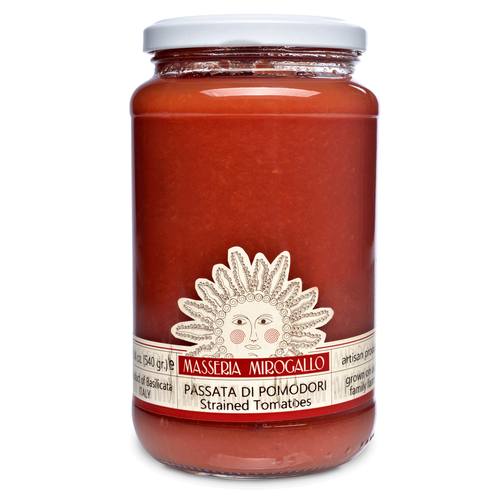 Jar of Strained Tomatoes