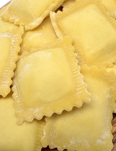 Close up of fresh ravioli