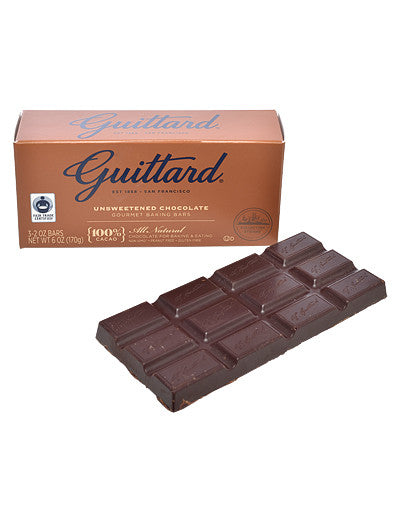 Guittard Unsweetened Chocolate Baking Bars