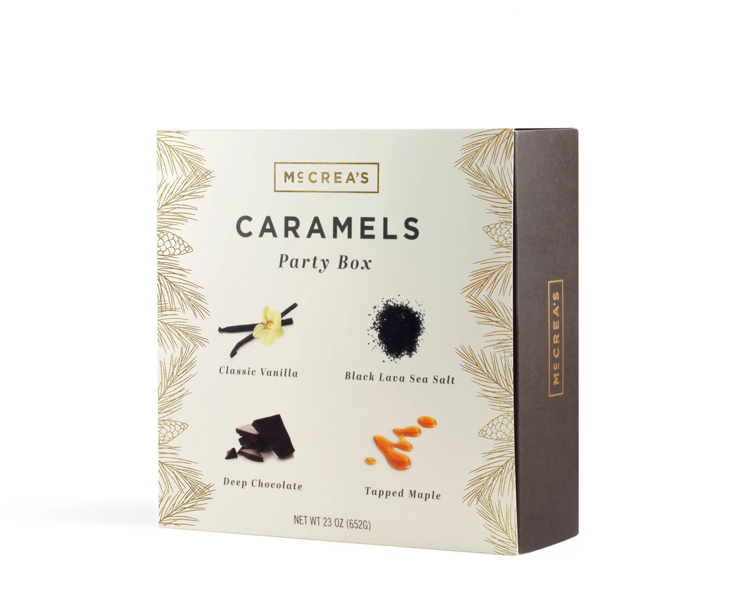 Large box of McCrea's Caramel Party Box